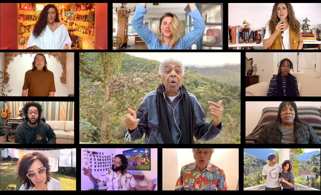 Amigos Famosos De Gilberto Gil Cantam Juntos Em Clipe De Anivers Rio