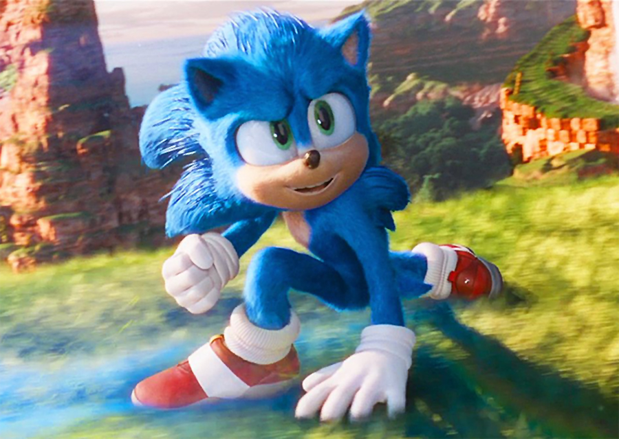 Visual repaginado de Sonic estampa novo pôster do filme - Pipoca