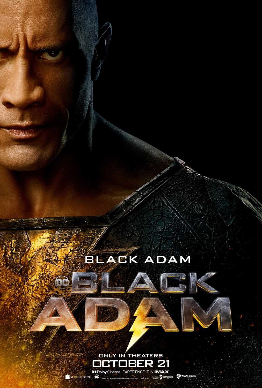 DC divulga pôster oficial de 'Adão Negro', novo filme