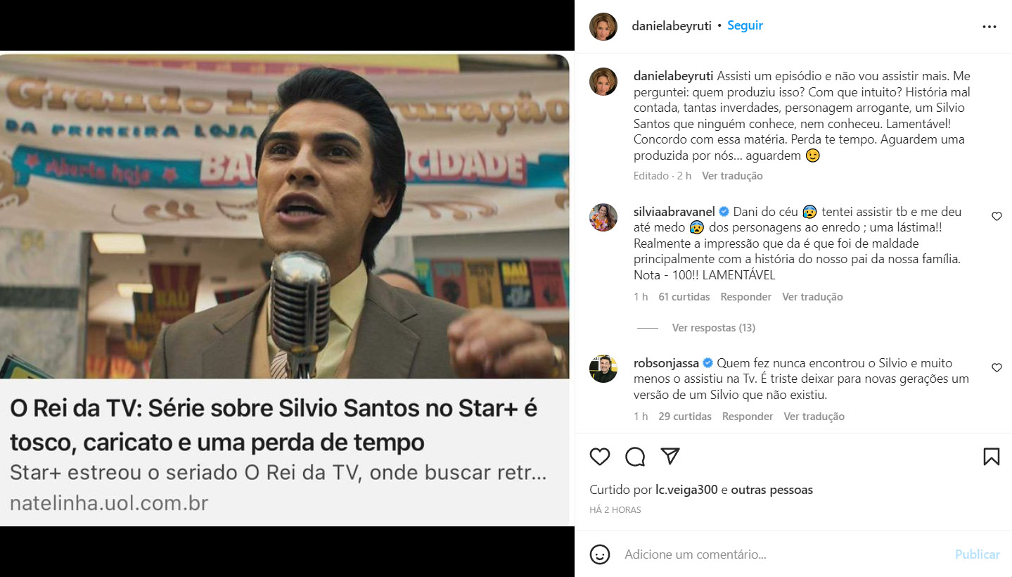 Daniela Beyruti anuncia que SBT fará sua própria série sobre Sílvio Santos  - Pipoca Moderna
