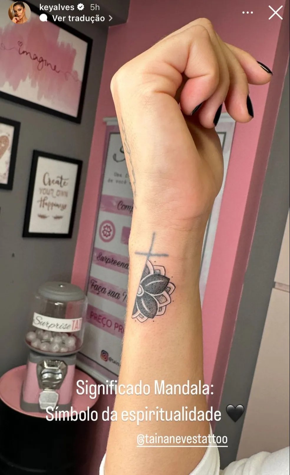 Veja significados das mais de dez tatuagens de Key Alves, do 'BBB