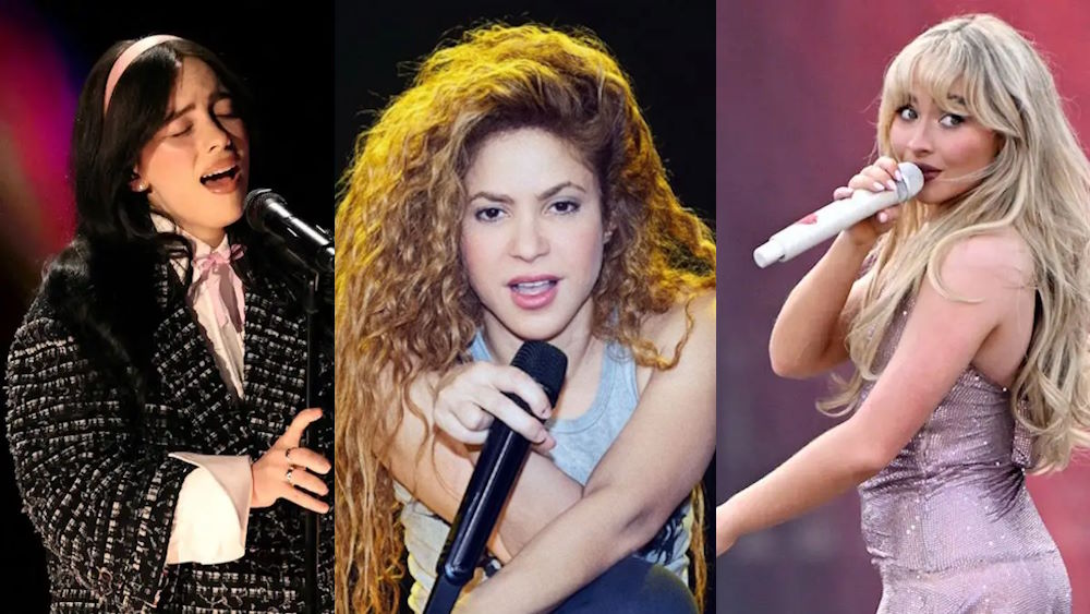 Billie Eilish, Shakira e Sabrina Carpenter vão cantar no Grammy 2025