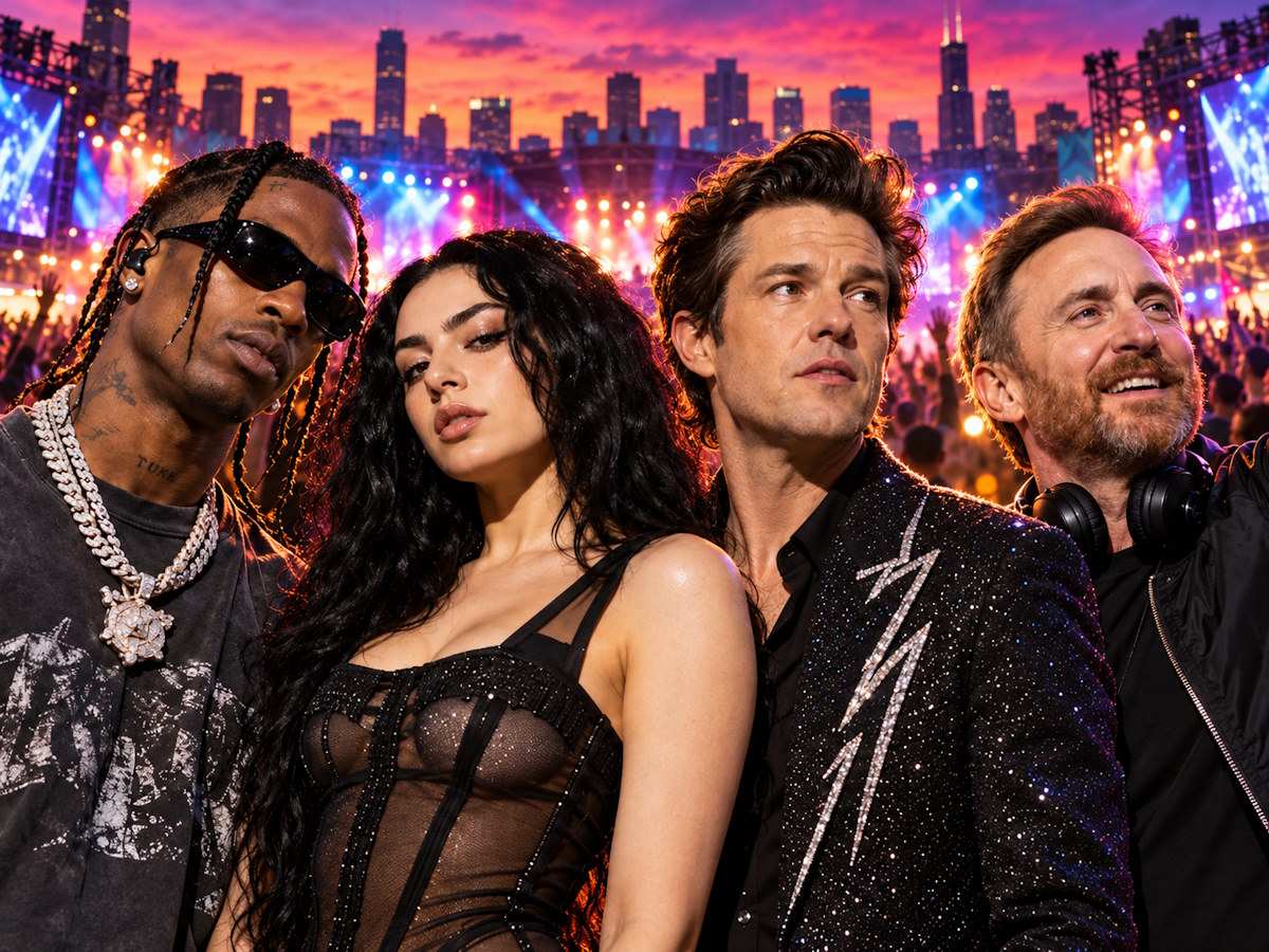 Lollapalooza Brasil 2027 anuncia Travis Scott, Charli XCX e The Killers